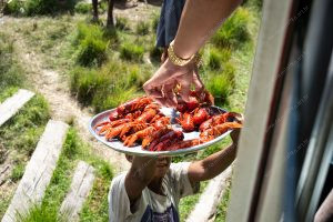 uma pessoa vendendo comida no trem. 163 km é parte da série outras estórias por Ca Mila