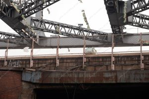 detalhes de uma ponte. flores é parte de outras estórias por Ca Mila