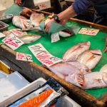 peixes numa mesa. peixe é parte de outras estórias por Ca Mila